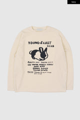 Club rabbit printed knit