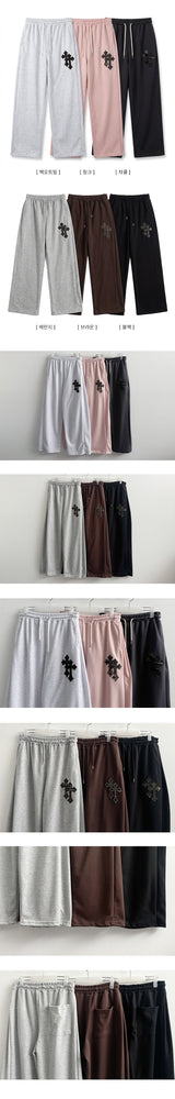 デックスカモクロスパッチワイドバンディングパンツ