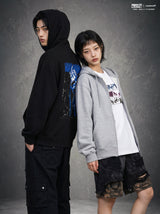 SHIN HOODIE ZIP-UP [BLACK]