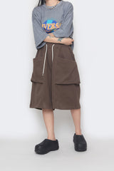 Double-Pocket Balloon Half Pants