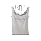 Dot Pattern Layered Tank Top