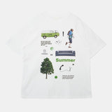 Green Summer Overfit T-Shirt
