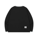 ボタンワッフルロングスリーブTシャツ