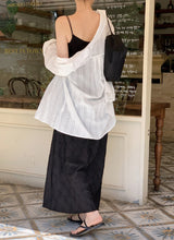 #Diamond Flower Embroidery Sleeveless Long Dress (3color)