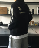 HX モヘアトラックニットジップアップ (3C)
