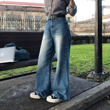 [BELLIDE MADE] Ocean Wide Denim Pants