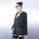 Glitz Tweed Jacket [Black]