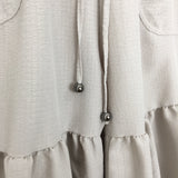 シャーリングハーレムパンツ