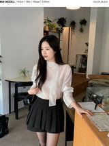 FN Layered Wrap Pleated Skirt Pants (3color)