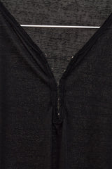 Hook Henry Neck Long Sleeve (Black)