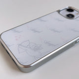 [MADE] Angel pattern glass case
