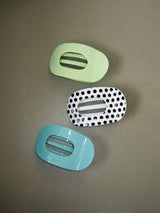 Jelly bean hair clip (Lime)