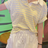 Depot Rugby Collar Short-Sleeved T-Shirt