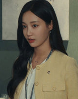 グロウハギーストーンドロップワンタッチミニリング925シルバーイヤリングE018-09H (Worn by aespa's Winter, Park Shin-hye, and Yeonwoo)