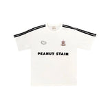 PEANUT STAIN - 4 ストライプス アーム アイボリー オーバーサイズド Tシャツ