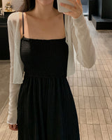 Aven see-through linen cardigan