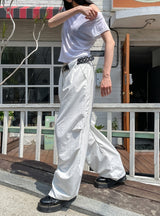 Nick Belted パラシュートナイロンパンツ
