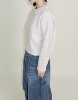 Square pocket balloon fit corduroy pants