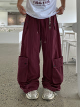 Grid Wayne Double Pocket Nylon Pants 3C