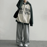 Sponge Color Scheme Raglan Hooded Zip-Up (3 colors)