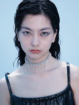 フリンジチョーカーネックレス - "ラディエント" コレクションズ