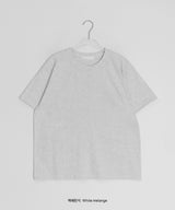 [unisex] スズナ ベーシック カラーマッチング ロールアップショートスリーブTシャツ