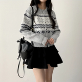 Decca Snow Nordic Knit Cardigan