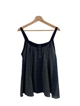 dot pattern sleeveless