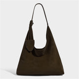 Autumn Winter Faux Leather Soft Tote Shoulder Bag