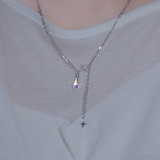 crystal mood necklace