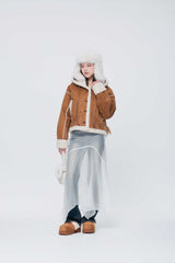 ADORABLE HOOD MUSTANG / CAMEL
