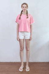 Petit Love Crop T-shirt [Pink]