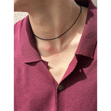 [Unisex] サマーボールチェーンネックレス(4color)