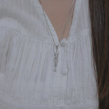 coral starfish seahorse necklace