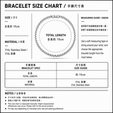 クリスタル リンク ブレスレット