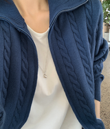 [Lè made/10,000 Sold] Lè made Stand U-neck Short Sleeve T-shirt / 4 colors