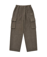 Bouclé Jersey One-Tuck Semi-Wide Cargo Pants Olive