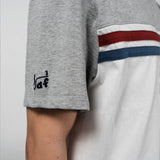 1/2 REC RUITマッチライナーTシャツ (グレー/ホワイト)