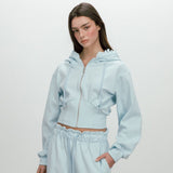BAKE HOODIE ZIP-UP / SKYBLUE