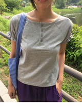 Bubble frill T-shirt (3color)