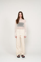 PULLOVER NET KNIT (WHITE)