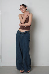 Cowl Sleeveless_Brown