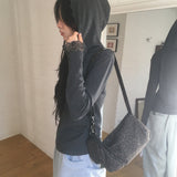 Sentine Lace Button Side Shirring Hooded T-shirt
