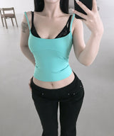 tiffany layered top (3colors)