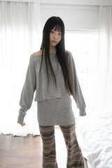 wool dolman ribbed ops(2colors)