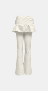 Shirring Frill Layered Pants