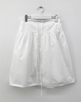 Blanc frill hem midi skirt (2color)