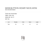MEIR ボタンヘンリネックスウェット
