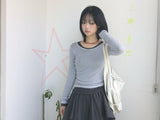 シフォンレイヤードスカート