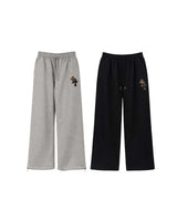 CN leopard patch training pants